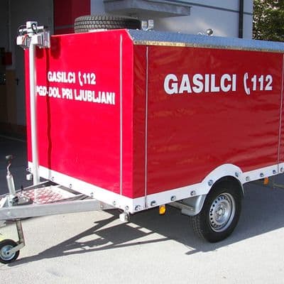 PMB – Prikolica za prevoz gasilske opreme, fotografija 1