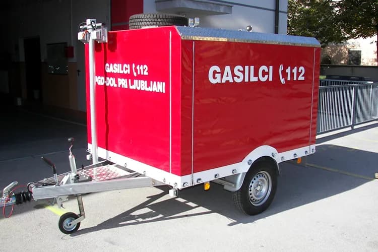 PMB – Prikolica za prevoz gasilske opreme, fotografija 1